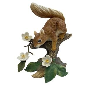 1989 - Lenox Red Squirrel - Springtime Scamper Woodland‎ Animal Collection! Nice